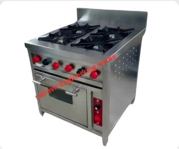Four Burner Gas Range with Oven Manufacturers In Mumbai Mahavir Kitchen Four Burner Gas Range with Oven Manufacturers In Mumbai