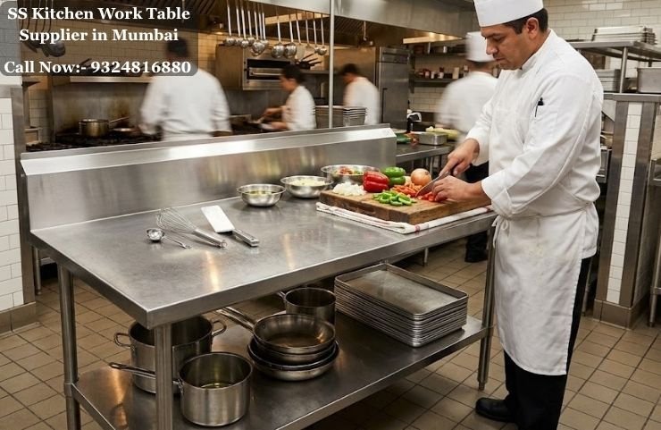 SS Kitchen Work Table Supplier in Mumbai
