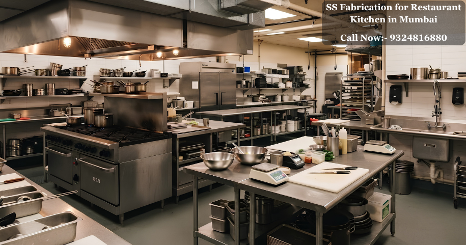 SS Fabrication for Restaurant Kitchen in Mumbai