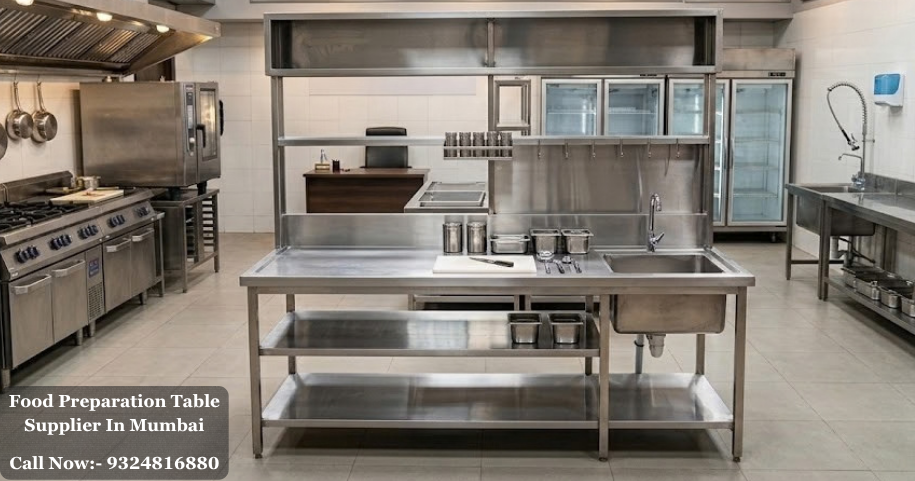 Food Preparation Table Supplier In Mumbai