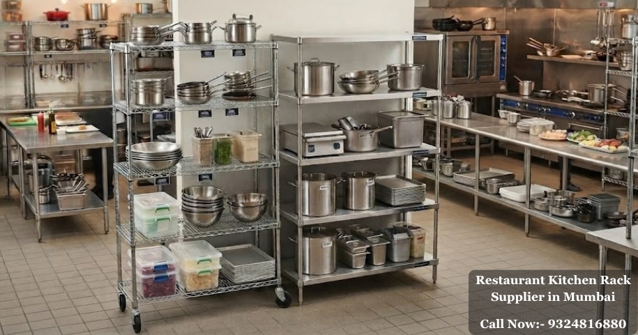 Restaurant Kitchen Rack Supplier in Mumbai